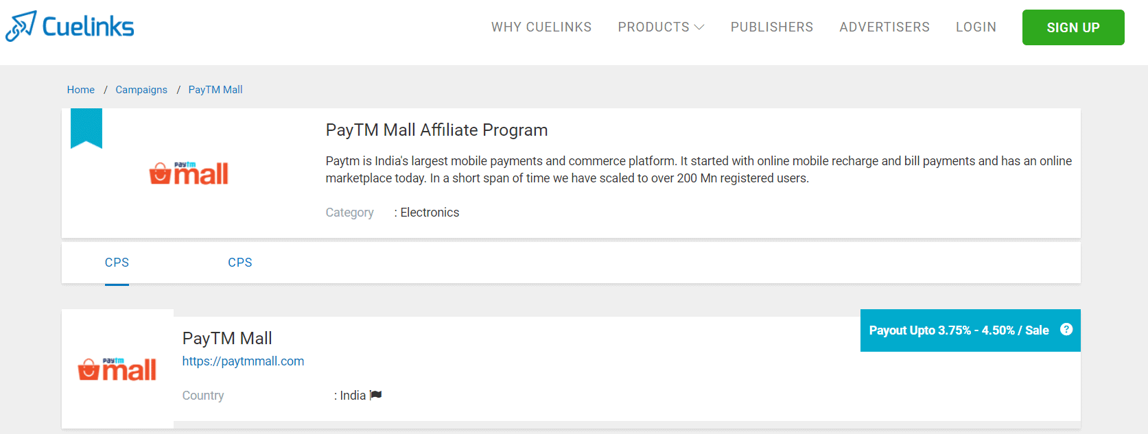 Join PayTM Affiliate Program