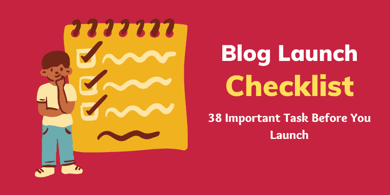 blog launch checklist
