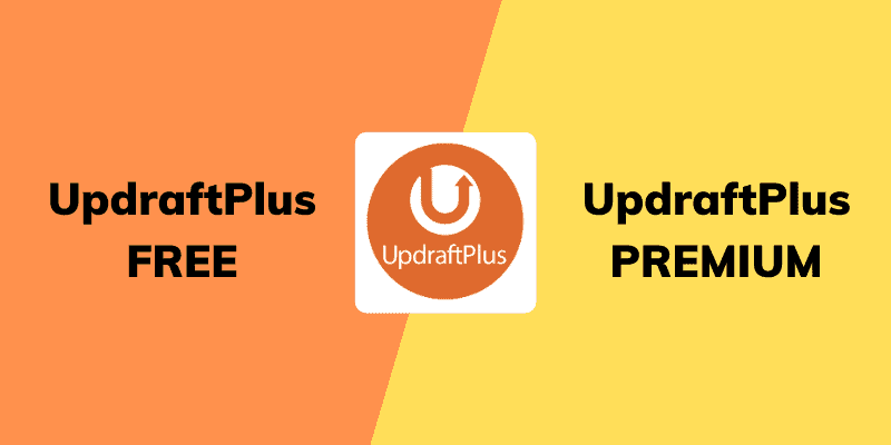 Updraftplus free vs premium