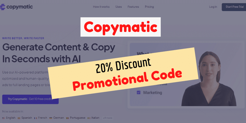 copymatic coupon code