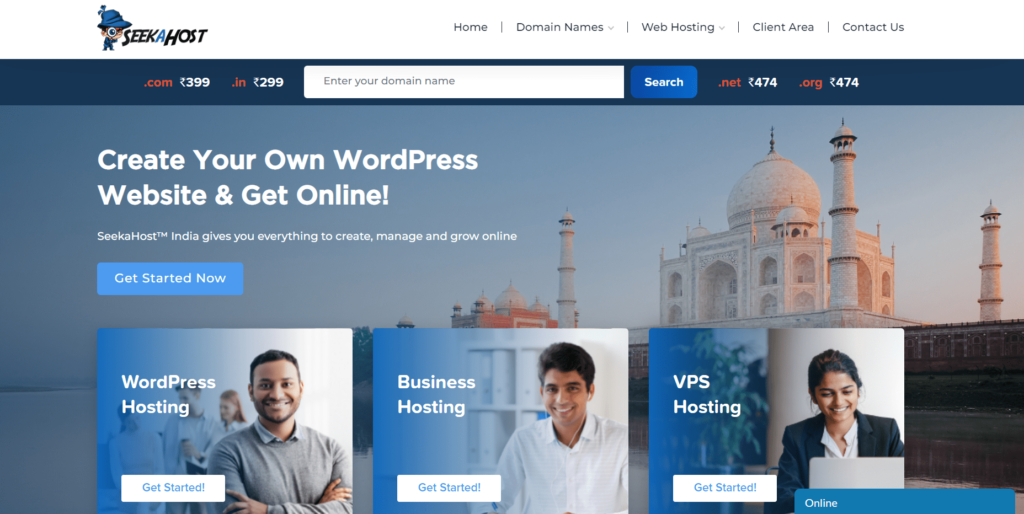seekahost india review
